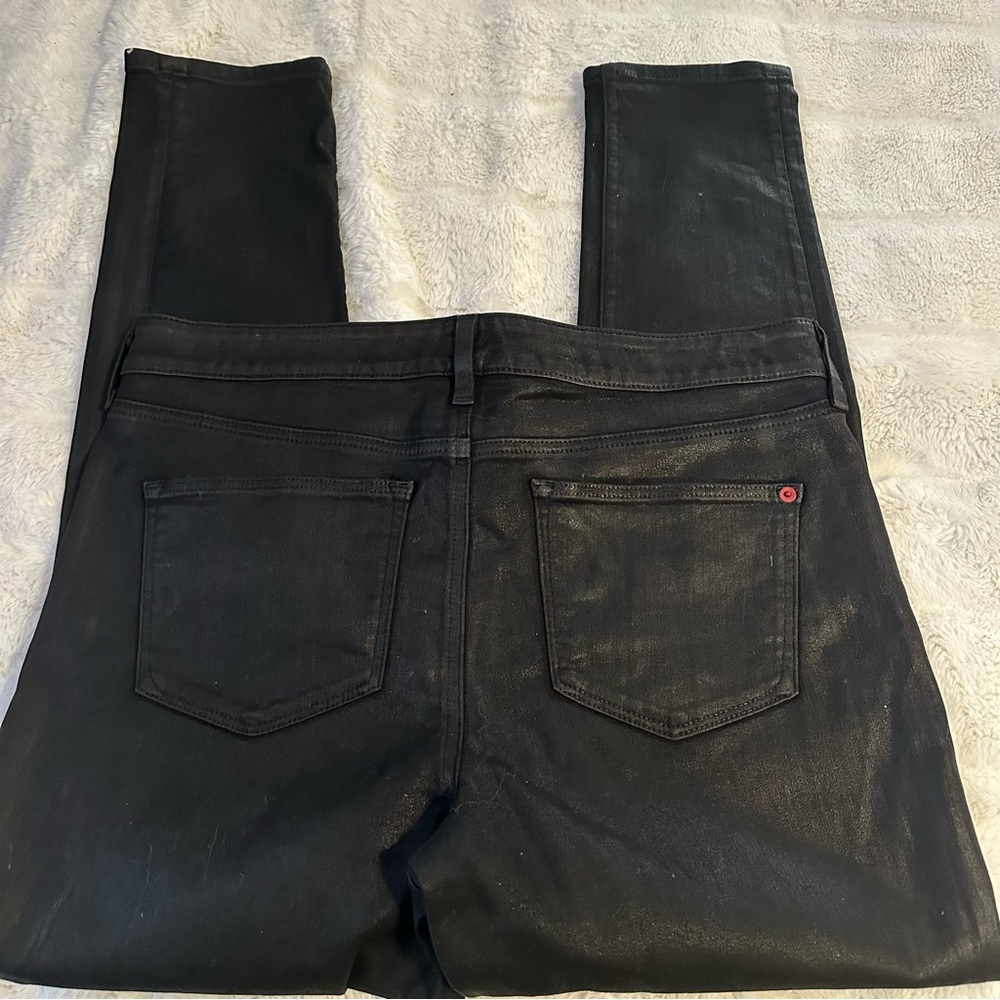 Spanx Black Skinny Shinny Jeans Size 32